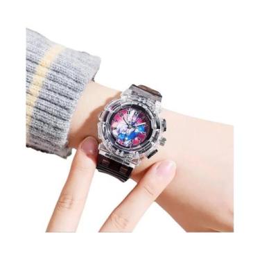 Imagem de Relógio De Quartzo Infantil Luminous Com Pulseira De Silicone Para Men