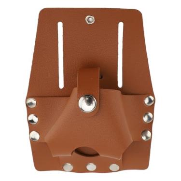 Imagem de YOUTHINK Suporte de Fita Métrica de Couro PU, Coldre de Bolsa de Cinto de Ferramenta Multifuncional, Compatível Com Cintos de Ferramentas 2IN, para Medir Brocas de Fita e Cortador