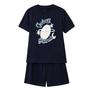 Imagem de Pijama Infantil Hering Galaxy Friends Azul-Masculino