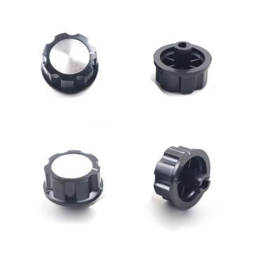 Imagem de RecDec Pacote com 4 botões de controle de fritadeira a ar de substituição para controle de temperatura para fritadeira a ar ninja Bella Airfryer Air Fry torradeira de forno temporizador de controle de