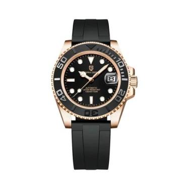 Imagem de Relógio De Pulso Automático De Luxo Masculino PAGANI DESIGN Com Crista