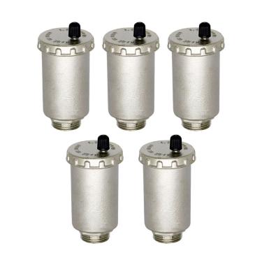 Imagem de Válvula Eliminadora de Ar Niquelada 3/4 EMMETI Kit C/ 5 Unidades