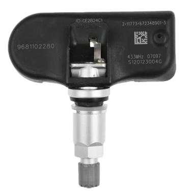 Imagem de Sensor TPMS de pressão de pneus compatível com Citroen para C4 C5 C6 C8, números de peça 9681102280 e 9634866180 (4 unidades)