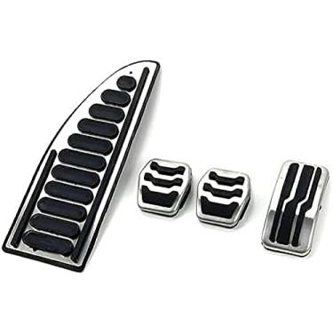 Imagem de Capa para pedal para Ford Focus MK2 MK3 MK4 2005-2018 Mondeo Fusion KUGA, pedal de descanso de embreagem de freio acelerador de carro, 4 peças completas MT