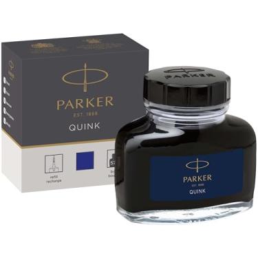 Imagem de Parker Garrafa de tinta para caneta-tinteiro | Tinta azul QUINK | Refil de caneta-tinteiro de 57 ml