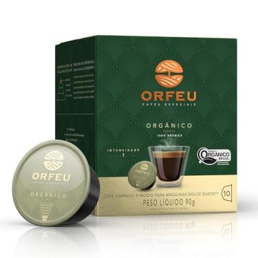 Imagem de Orfeu Café Orgânico 10 Cápsulas Compatível com Dolce Gusto®, 100% Arabica, Torra Média, 90g