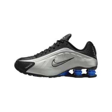 Imagem de Nike Tênis Shox R4 (AR3565-006, preto/azul/prata metálico), Preto/Azul Racer, Prata Metálica, 39