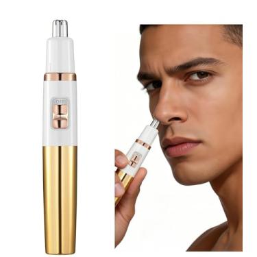 Imagem de Aparador de pelos do nariz feminino profissional – Navalha facial e sobrancelha indolor, design à prova d'água