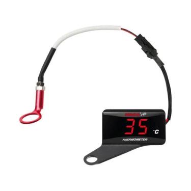 Imagem de Medidor De Temperatura Digital LCD Universal Para Cabeçote De Motocicl