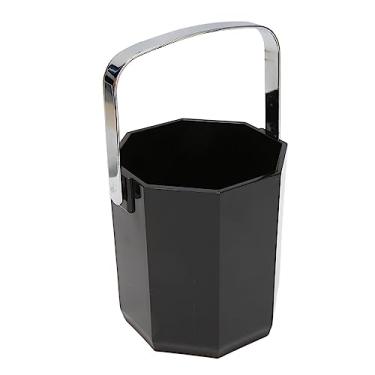 Imagem de Balde de champanhe balde de gelo balde de vinho balde de cerveja grande balde de gelo acrílico premium aço inoxidável alça octogonal forma multiuso para bar, acampamento, festa, presente de casamento