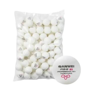 Imagem de Bolas De Tênis De Mesa SANWEI TR 3 Estrelas Duráveis Com Costura ABS 4