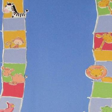 Imagem de Papel de Parede Safari Friends Infantil Colorido SF6213