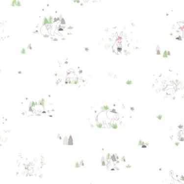 Imagem de Papel de Parede Tartine et Chocolat 4 Infantil Verde 36230604TC