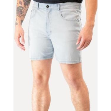 Imagem de Bermuda Ellus Jeans Masculina First Light Blue Zetex Clara-Masculino