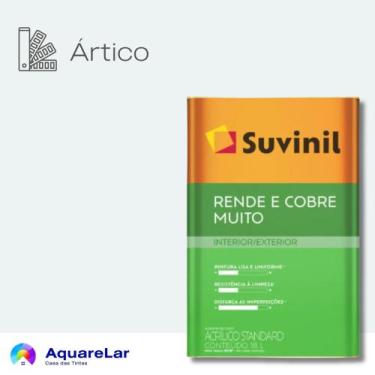 Imagem de Rende & Cobre Muito Suvinil Fosco 16L, ÁRTICO