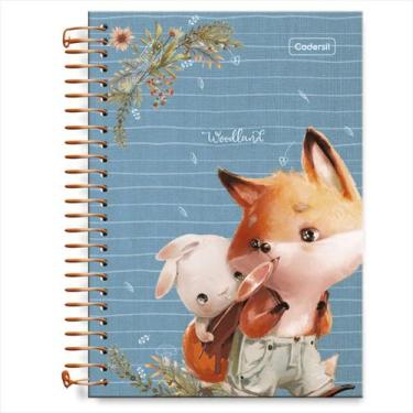 Imagem de Caderno Cadersil pequeno woodland espiral 80 folhas