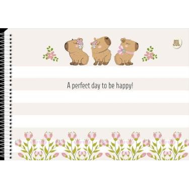 Imagem de Caderno De Cartografia E Desenho Capivarinhas - Sortido - Animativa