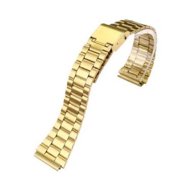 Imagem de Pulseira De Metal Fino De Aço 18mm Para Relógios CASIO A158 A159 A168 