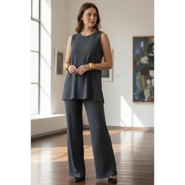 Imagem de Calça Bailarina Lunender Em Malha Canelada-Feminino