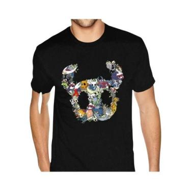 Imagem de Camiseta Masculina Hollow Knight Ghost Knight Com Estampa De Caveira G