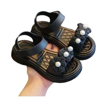 Imagem de Sandálias De Princesa Para Meninas De 2 a 9 Anos, Casuais De Verão Par