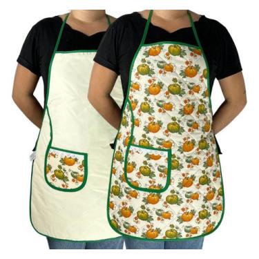 Imagem de Lindo Avental Dupla Face Com Plástico Resistente - Recanto da Costua, 