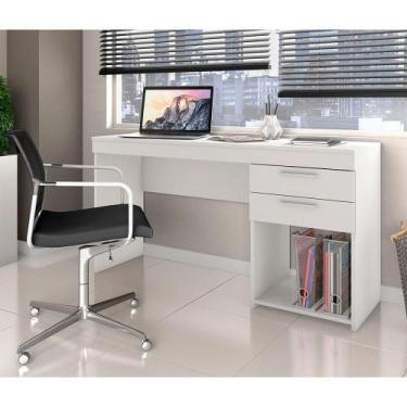 Imagem de Mesa Escrivaninha De Escritório Office Notável Branco Branco - 0