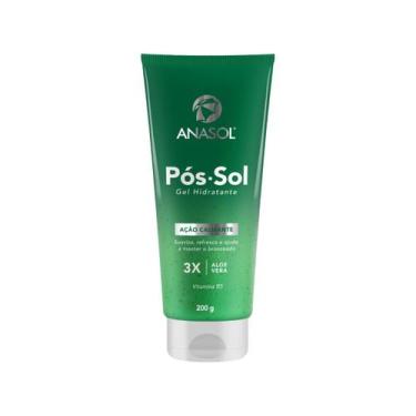 Imagem de Anasol Gel Hidratante Pós Sol 200g, Verde, Mentolada, 1 Unidade, 200g