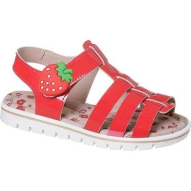 Imagem de Sandália Infantil Ortopasso Cinderela Menina Morango-Feminino