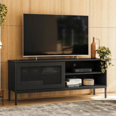 Imagem de Rack para TV até 55 Polegadas MDF 135cm 1 Porta Buriti Olivar Móveis