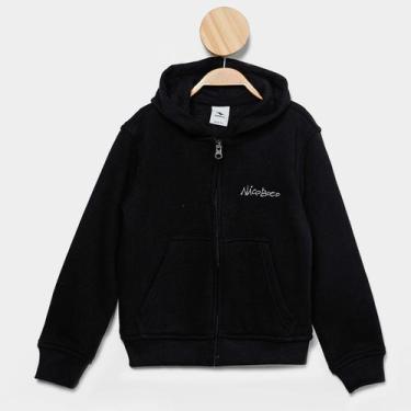 Imagem de Moletom Infantil Nicoboco Views Menino, Preto, 4A