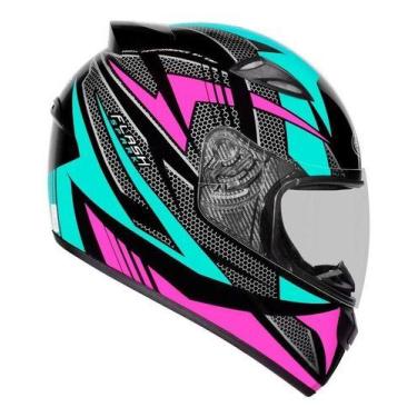 Imagem de Capacete Moto Feminino Ebf New Spark Esportivo C/ Narigueira, Tifany