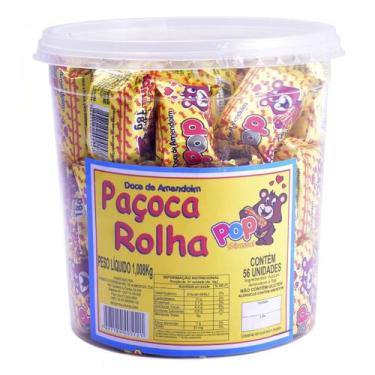 Imagem de Doce Baixa Caloria Paçoca Rolha Individual Covizzi 1 Kg