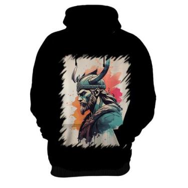 Imagem de Blusa de Frio Guerreiro Viking Nórdico Tribo 3 - Kasubeck Store®, Inf 