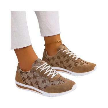 Imagem de Tênis Femininos Da Moda Primavera-outono, Casuais, Confortáveis, Com C