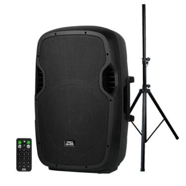Imagem de Caixa Amplificada Pro Bass Elevate 112 800W Bluetooth 12"