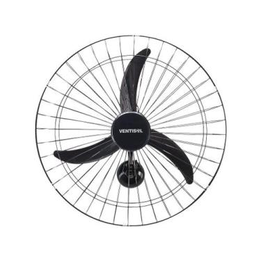 Imagem de Ventilador Parede Oscilante 60cm Premium Ventisol Preto 127V, Preto, 1