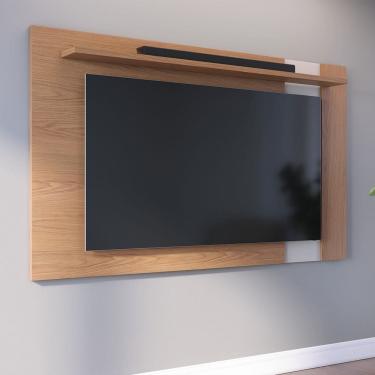 Imagem de Painel para TV até 70 Polegadas Extensivo Leme Sala de Estar Freijó Off White Matte Col...