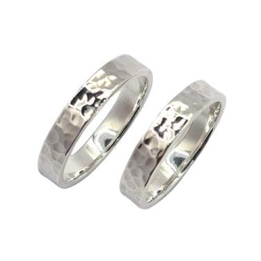 Imagem de Par de Alianças em Prata 4,2mm 950  WG - Webgen, Prateado, 13