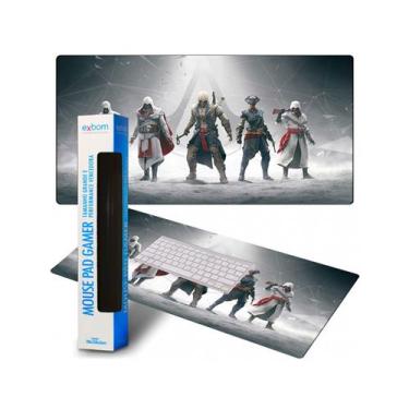 Imagem de Mouse Pad Gamer Extra Grande Antiaderente FAMILIA ASSASSINA - EXBOM