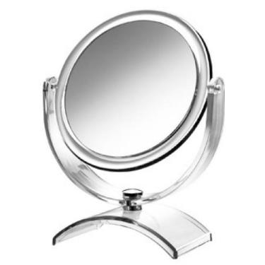 Imagem de Espelho De Aumento Cristal/mesa,amplia 5x Linha Miroir - CRYSBELL