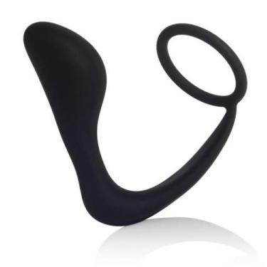 Imagem de ESTIMULADOR DE PRÓSTATA SILICONE C/ ANEL PENIANO 10,5 x 3 cm - A Sós