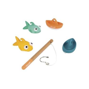 Imagem de Brinquedo Educativo Jogo Pesca no Banho com 5 Peças Lúdico - Maped