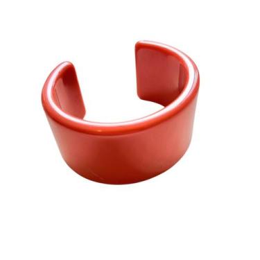 Imagem de Bracelete Acrílico Colorido Oval - - Pistache Acessórios, Laranja