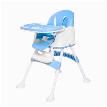 Imagem de Cadeira de Alimentação Portátil Bebê Honey Maxi Baby - Azul, Azul