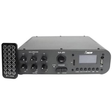 Imagem de Amplificador Som Ambiente 100W até 20 Caixas c/ USB - SA 20 NCA