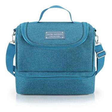 Imagem de Bolsa Térmica c/ 2 Compartimentos CONCEPT - Azul - Jacki Design