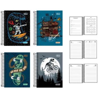 Imagem de Agenda 2026 Spice Masculina Capa Dura Espiralada 160 Folhas 110X154MM 