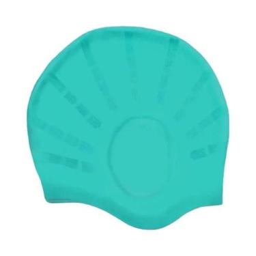 Imagem de Touca De Natação De Silicone Durável Para Adultos E Adolescentes Com B