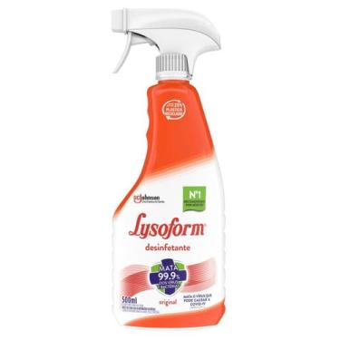 Imagem de Desinfetante para Uso Geral Lysoform Original Borrifador 500ml